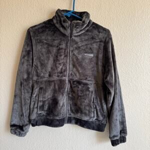 NWOT Columbia Fireside Full Zip Jacket Charcoal Dark Gray Athletic Women Size M